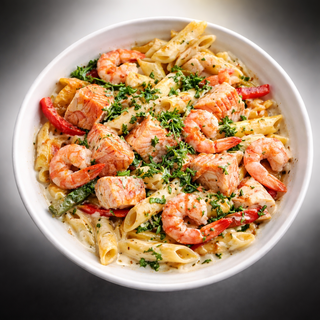 Shrimp & Salmon Rasta Pasta